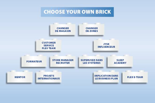 Image that shows you an overview of which bricks you can choose